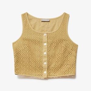 Everlane Eyelet Tank